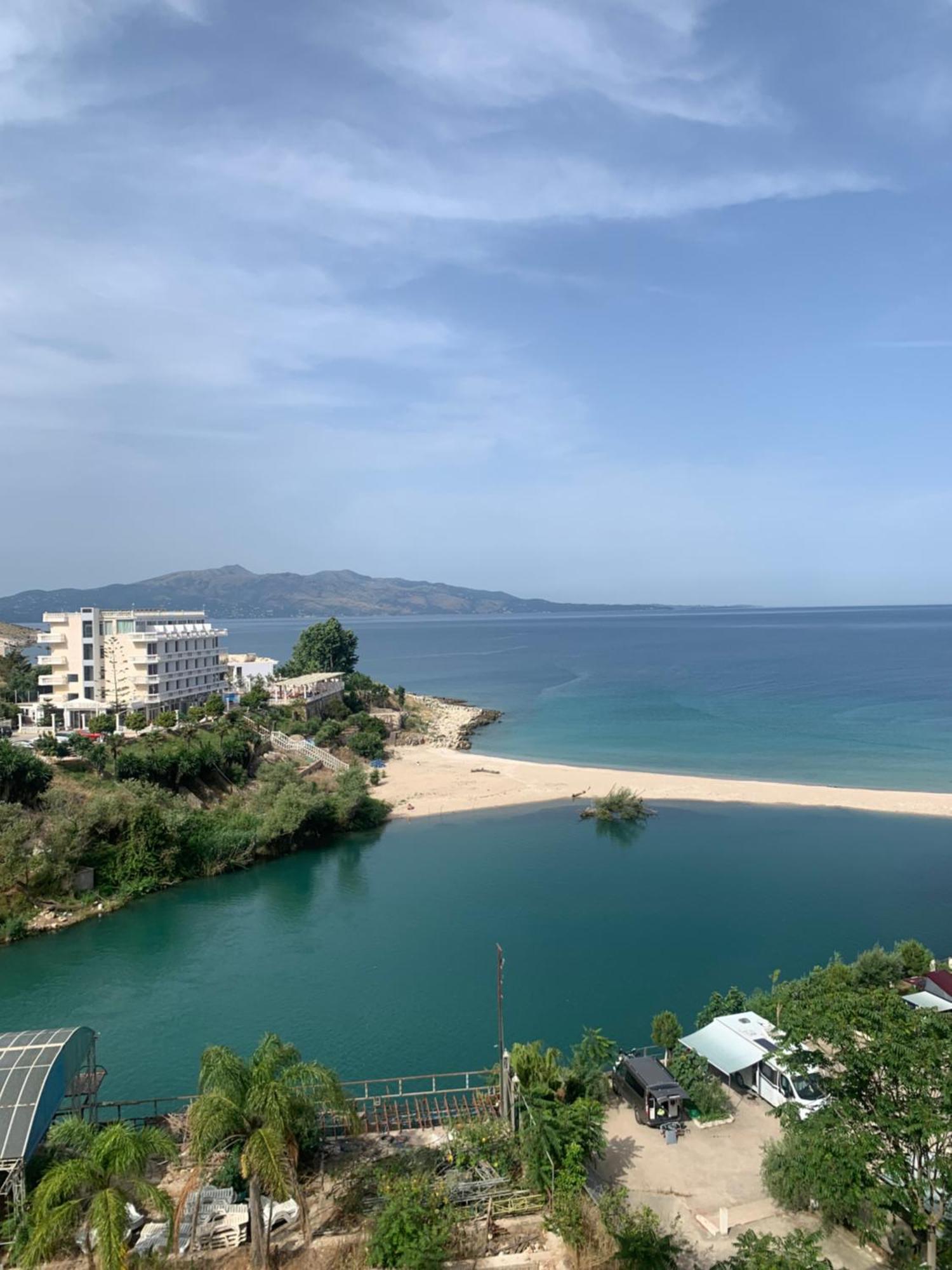 Adriatik Apartaments Sarande Bagian luar foto